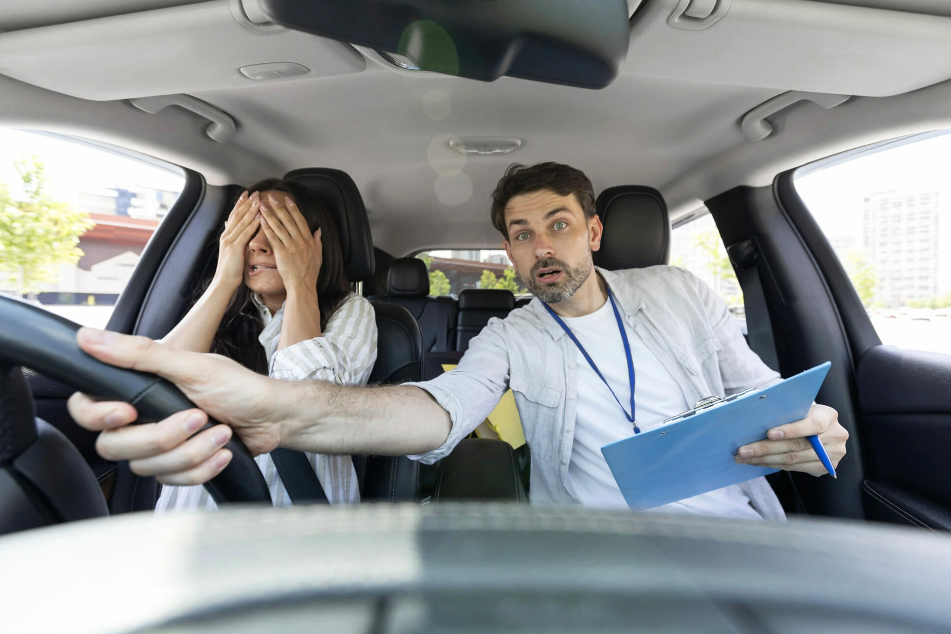 Driving stress background